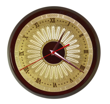 Настенные часы ''Колосочки'' круглые