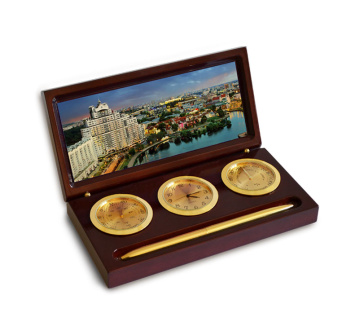 Метеостанция настольная ''Традиция'' увеличенная