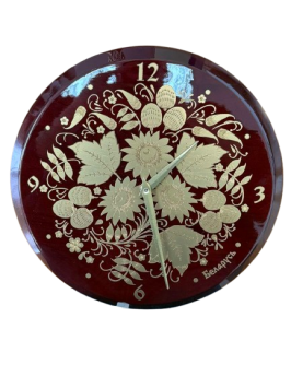 Настенные часы ''Цветочная поляна'' круглые