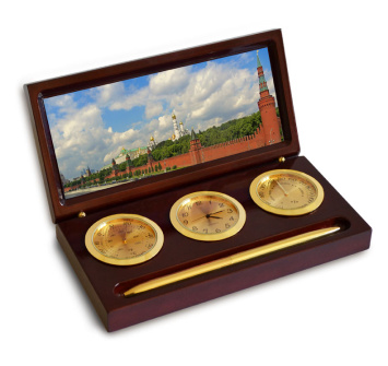 Метеостанция настольная ''Традиция'' увеличенная