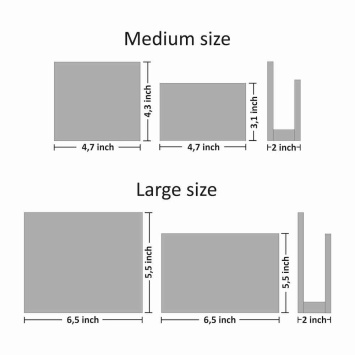 Подставка под салфетки вид 3
